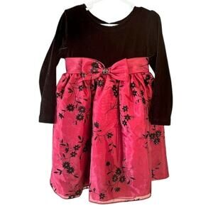 Perfectly Dressed Toddler Girl Holiday Dress  Size 24M